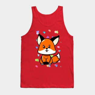 Super cute fun adorable small baby fox cub Tank Top